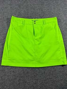 Polo Golf Ralph Lauren Women's Neon Green Athletic Skort Size 6